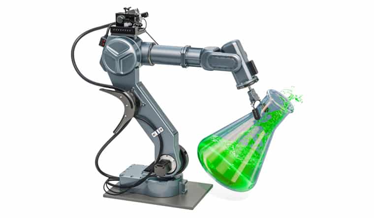 Robot Chemical Lab Robotic Arm Shut مجلة نقطة العلمية