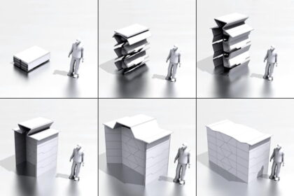 origami shelter 01 خيم سكنية .. قابلة للطي مجلة نقطة العلمية
