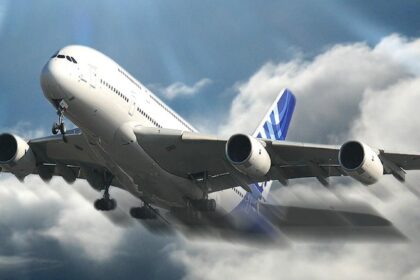 airbus a380 800 takeoff by lofty1985 d5bvtt4 e1423334362495 أطول ١٠ رحلات طيران بدون توقف مجلة نقطة العلمية