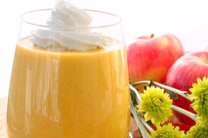 laura friendly vegan pumpkin smoothie 1LF e1424899062488 ستة مشروبات يمكنها أن تقلل من دهون البطن مجلة نقطة العلمية