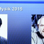 Nobel Laureates 2015 e1444470839890 جسيمات النيوترينو وجائزة نوبل للفيزياء عام ٢٠١٥ مجلة نقطة العلمية