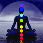 Figure representing stimulation of chakras in the body through yoga ماذا نأكل لكل من الشاكرات الـ 7..نصائح من طاهية مشهورة وخبيرة ريكي مجلة نقطة العلمية