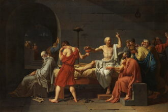 1024px David The Death of Socrates عنترية سقراط مجلة نقطة العلمية