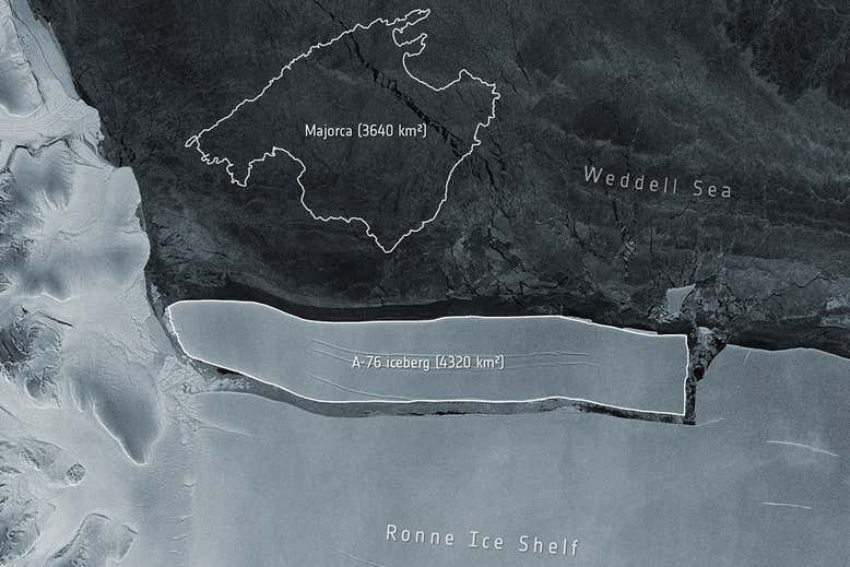 Meet The World S Largest Iceberg Web مجلة نقطة العلمية
