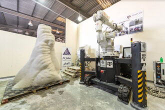 منحوتة بتقنية الطباعة ثلاثية الأبعاد