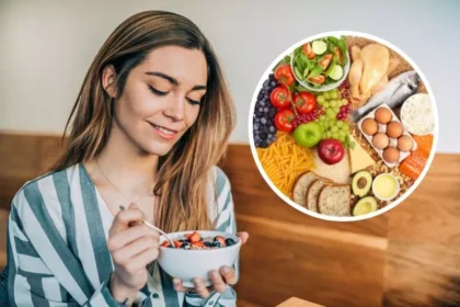 person eating food ما هي الأطعمة التي تمنحك الطاقة؟ وكيف تغير نظامك الغذائي للشعور بالنشاط؟ مجلة نقطة العلمية