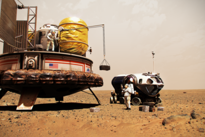 رحلات المريخ - توضح الدراسة أن بقاء رواد الفضاء على المريخ مهدد بوجود الإشعاع الصادر من الشمس وبقية النجوم والمجرات (ناسا)