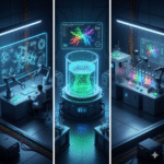 Gemini Generated Image eufw9peufw9peufw هل يقود الذكاء الاصطناعي عصرًا ذهبيًا جديدًا لصناعة الأدوية؟ مجلة نقطة العلمية