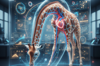 nok6a لماذا لا يغمى على الزرافات؟ ضغ e1771498984319 لماذا لا يغمى على الزرافات؟ ضغط دمها المرتفع أعجوبة هندسية بيولوجية فريدة مجلة نقطة العلمية