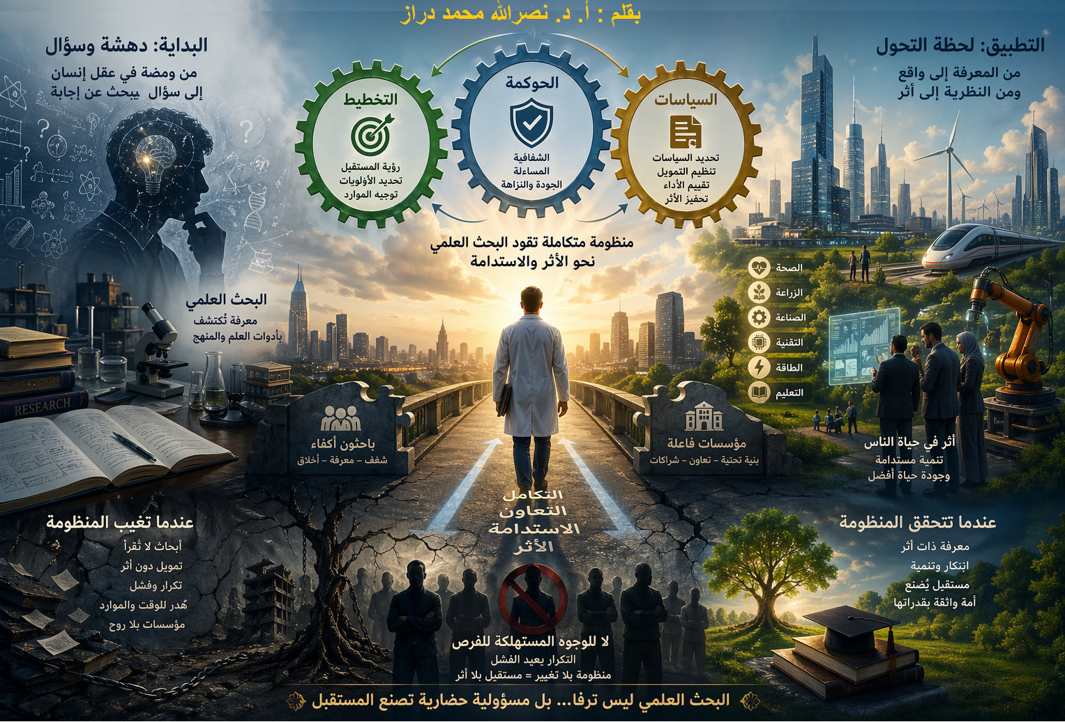 c041e4ab e651 4d96 a247 736abb6092ec البحث العلمى: من صناعة الأثر إلى إعادة إنتاج العجز مجلة نقطة العلمية