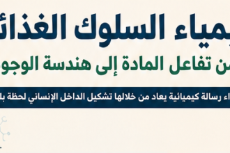 0 6 كيمياء السلوك الغذائى: من تفاعل المادة إلى هندسة الوجود مجلة نقطة العلمية