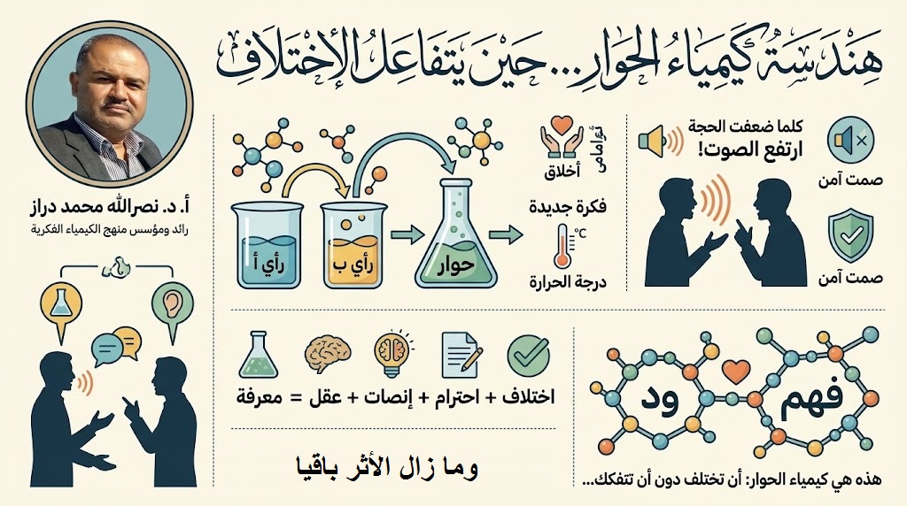 782aa58f 24c4 44f1 a5cb b97a974e6fc0 هندسة كيمياء الحوار... حين يتفاعل الاختلاف مجلة نقطة العلمية