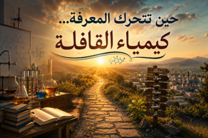 86cec494 bb77 4cb4 8c2e 2d5c7eaa2f70 حين تتحرك المعرفة... كيمياء القافلة مجلة نقطة العلمية