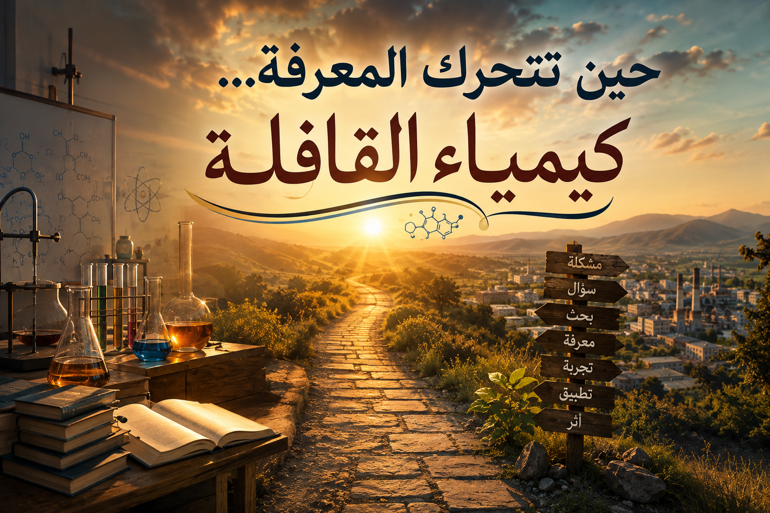 حين تتحرك المعرفة... كيمياء القافلة 1 86cec494 bb77 4cb4 8c2e 2d5c7eaa2f70 حين تتحرك المعرفة... كيمياء القافلة مجلة نقطة العلمية