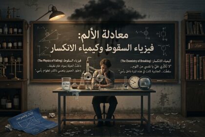 1cdd1cd4 60ce 4b47 9a2a a5a063f8c54d معادلة الألم: فيزياء السقوط وكيمياء الانكسار مجلة نقطة العلمية