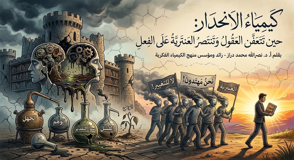 ac7172fe 8208 45c9 860c 729b98646b6d كيمياء الانحدار: حين تتعفّن العقول وتنتصر العنترية على الفعل مجلة نقطة العلمية